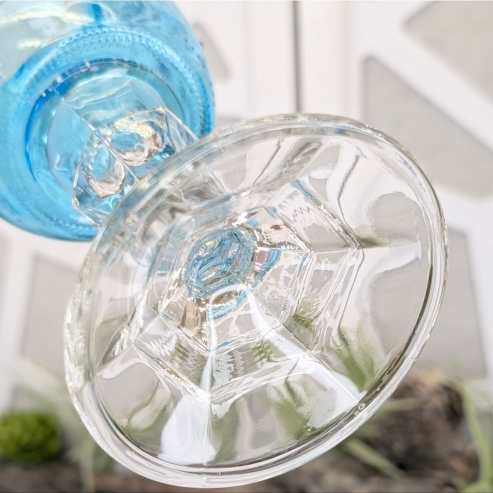Set of 2 Limited Edition Redneck Blue Mason Jar Hillbilly Wine Glass - Picture 11 of 13